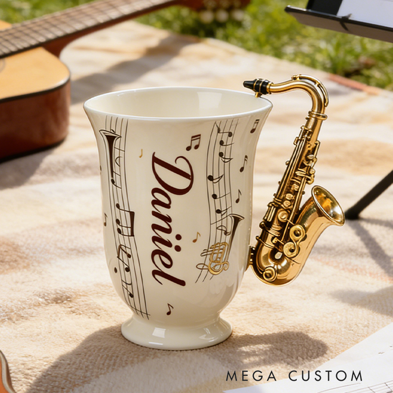 Personalized Musical Instrument Coffee Mug a Unique Way to Celebrate Your Love for Music