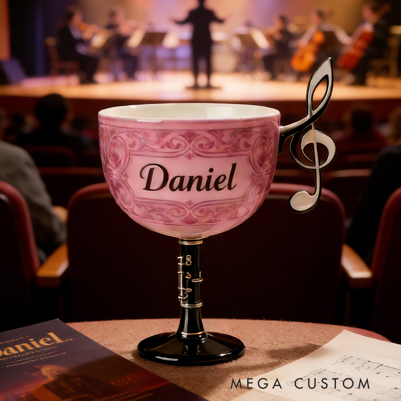 Personalized Music Lover's Tumbler Every Sip of Coffee Conveys a Passion for Music