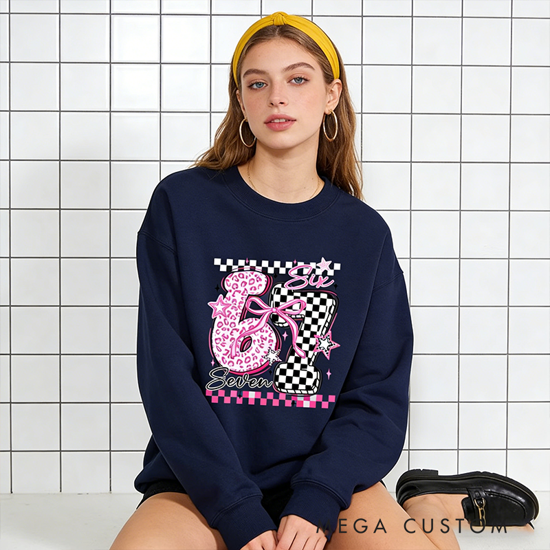 Personalized Racing Gifts Custom Number Sweatshirt with Pink Cheetah Checkerboard Design Retro Hoodie for Girls