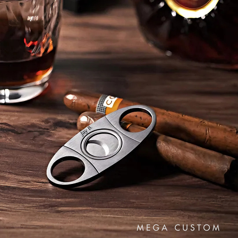 Personalized Leather Travel Cigar Box Case For Cigar Accessories Handmade Cigar Case of Genuine Leather Crazy Horse