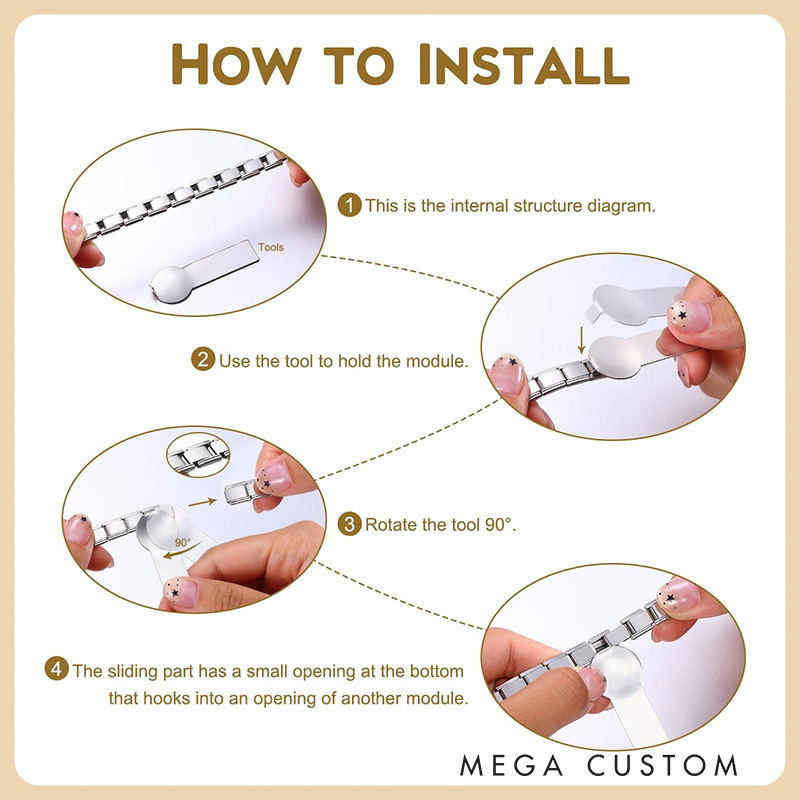 Personalized Couple Bracelets Valentine's Day Gifts Christmas Gifts