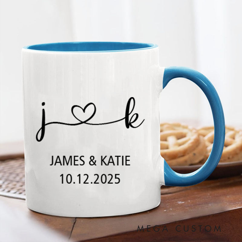 Personalized Mr & Mrs Coffee Mugs Husband and Wife Mugs