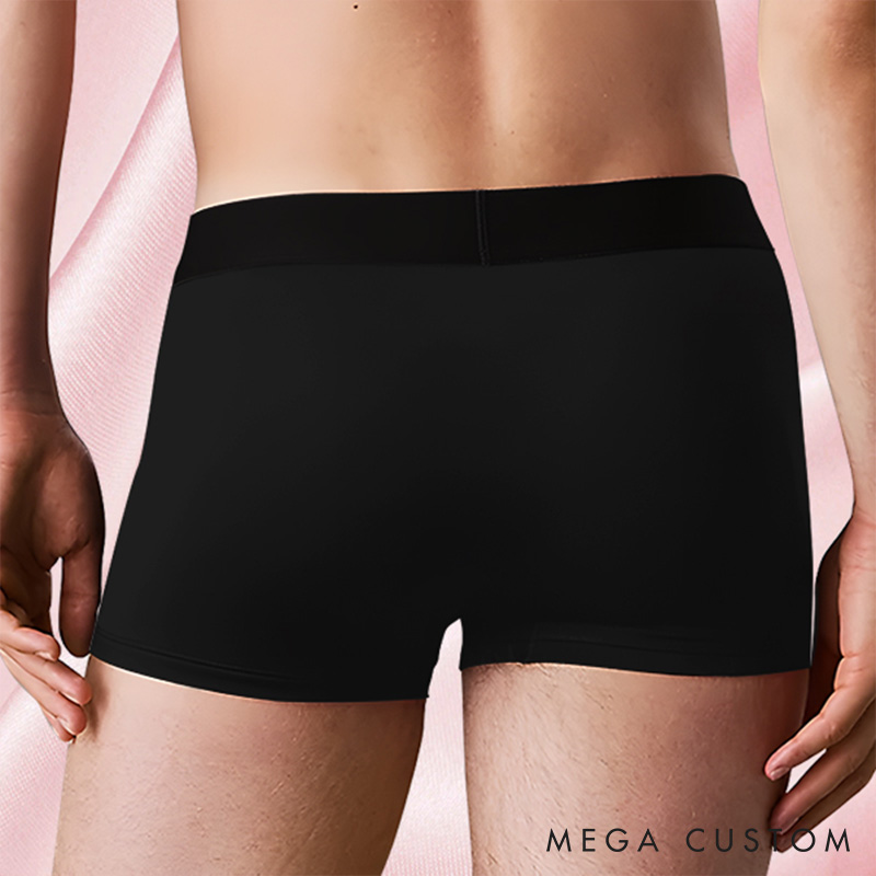 Personalized Girlfriend Wife Face Boxer Brief I Licked It So It's Mine Men Underwear with Woman Face Portrait Valentines Day Gift for Boyfriend Husband