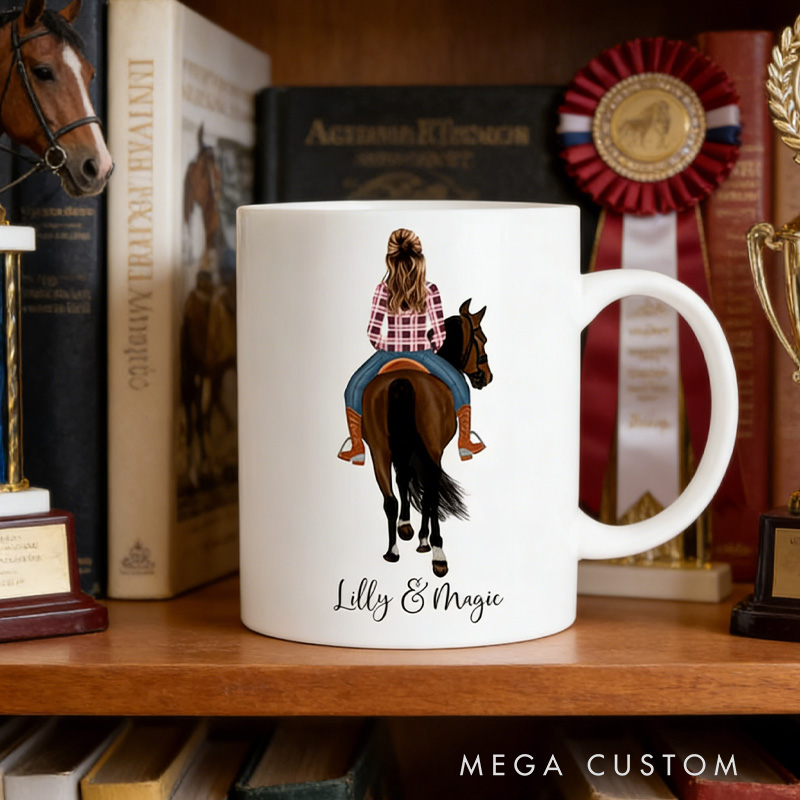Personalized Horse Owner Mug Horse Riding Gift for Riding Lovers