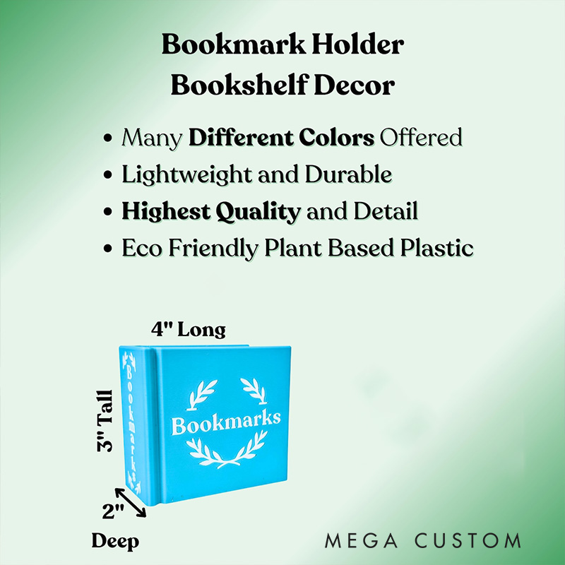 Bookmark Holder Gifts for Readers Book Accessories Booktok Bookish Bookshelf Decor Bookmarks Book Lover Gift Her Desk Pen Holder