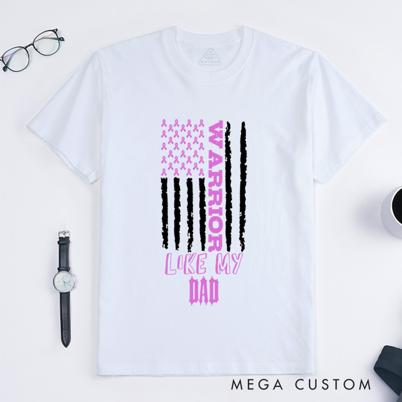 Personalized Warrior Like My Testicular Awareness T-Shirt