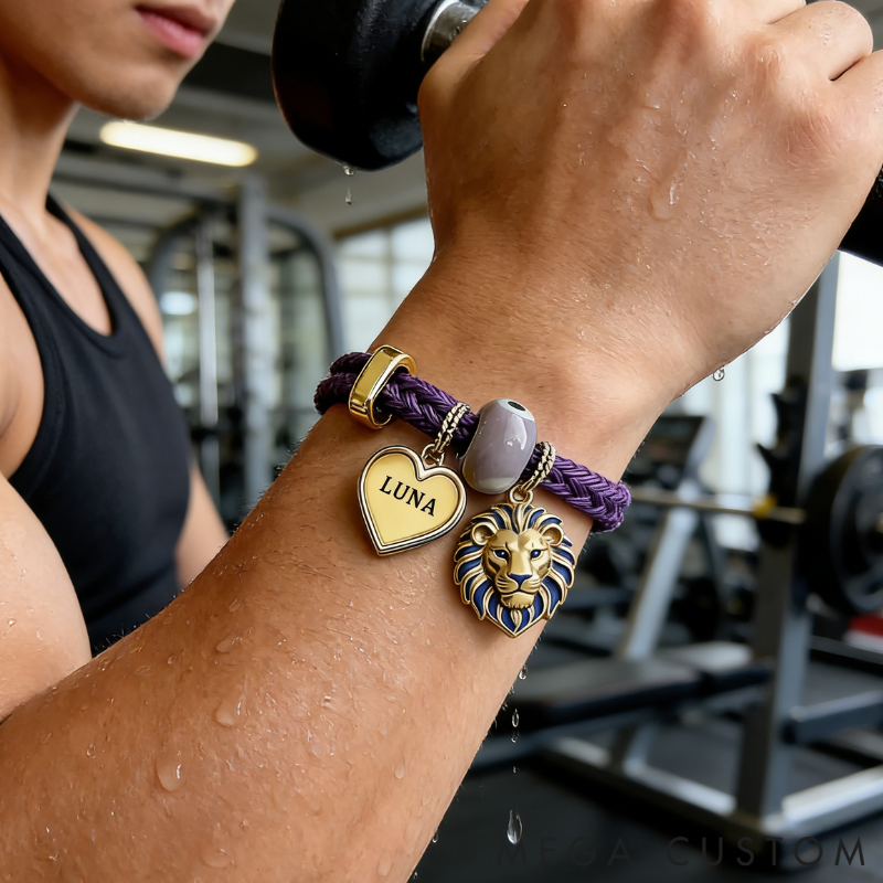 Personalized Zodiac Initials Couple Bracelet Engraved Constellation Charm Gift for Lovers Romantic Connection