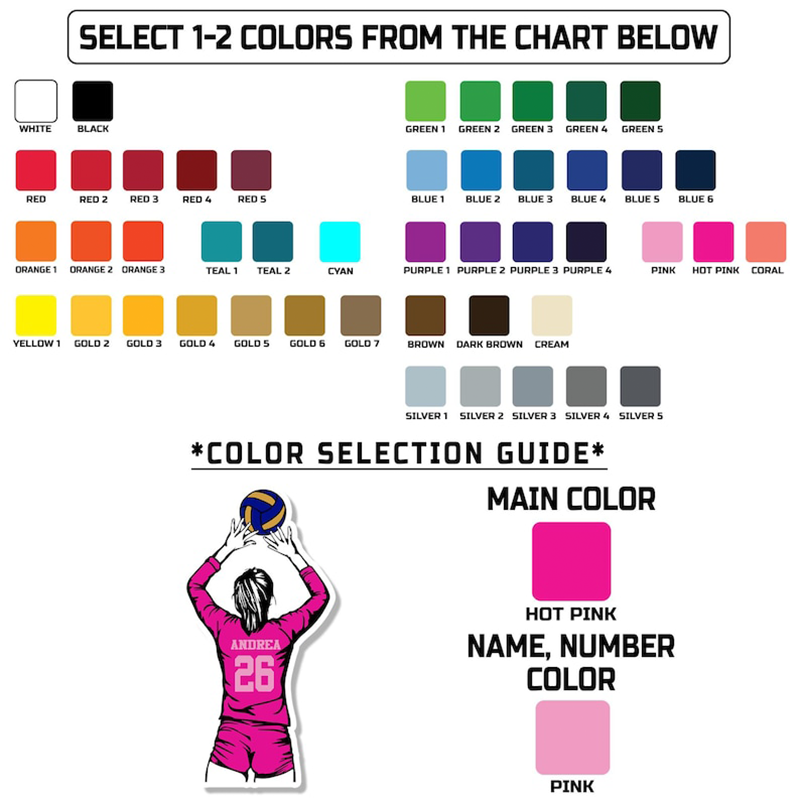 Personalized Volleyball Fridge Magnets with Custom Player Name, Number, and Striking Design for Athletes and Fans