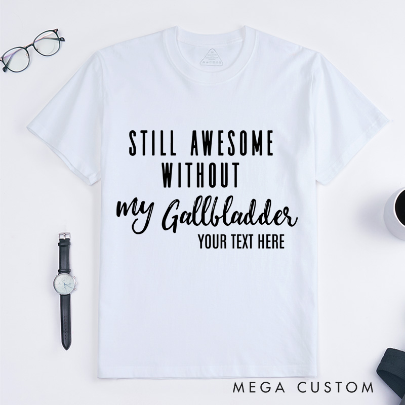Personalized Gallbladder Surgery T-Shirt Surgery Recovery Gift Get Well Gift