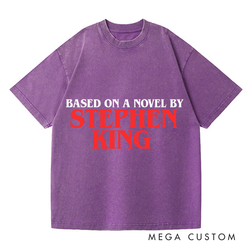 Personalized Based on a Novel by S Washed T-Shirts Horror Halloween Tshirt for Movie Book Lovers