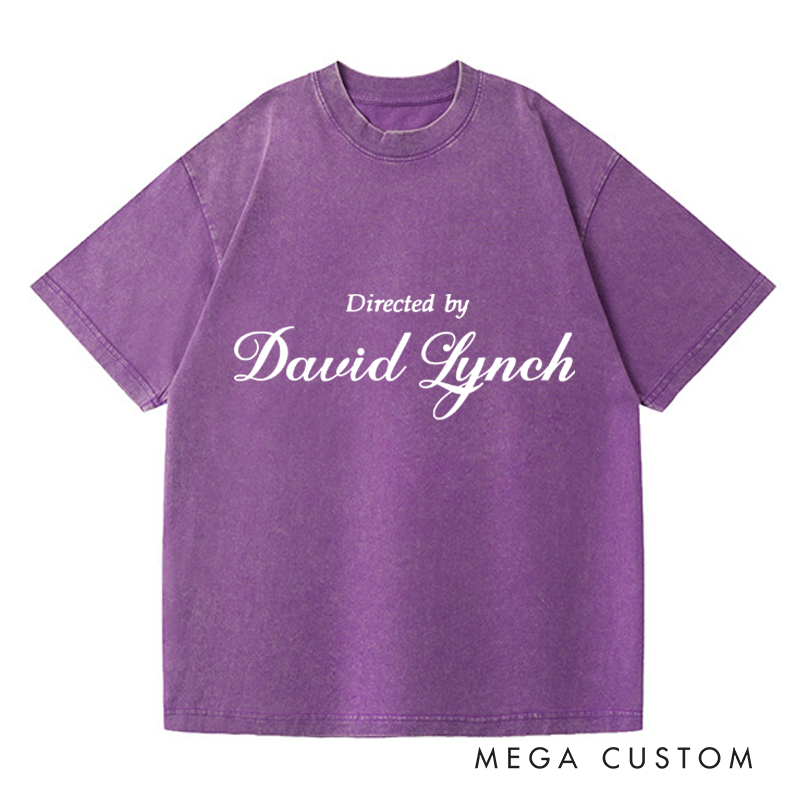 Personalized Directed By D Washed T-Shirts Horror Halloween Tshirt for Movie TV Show Lovers