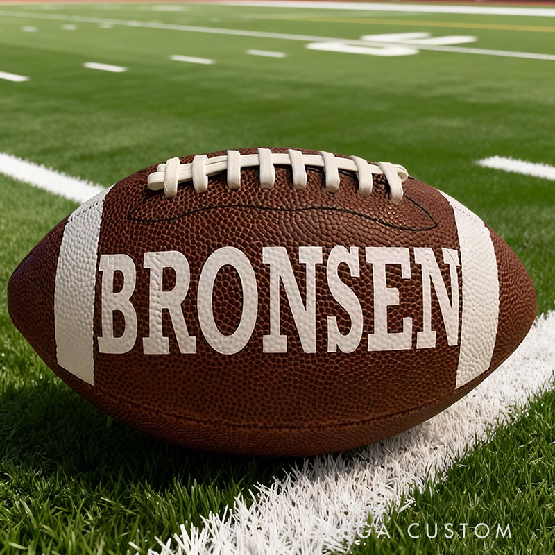 Personalized Football Custom Name Football Football Player Gift for Football Lovers