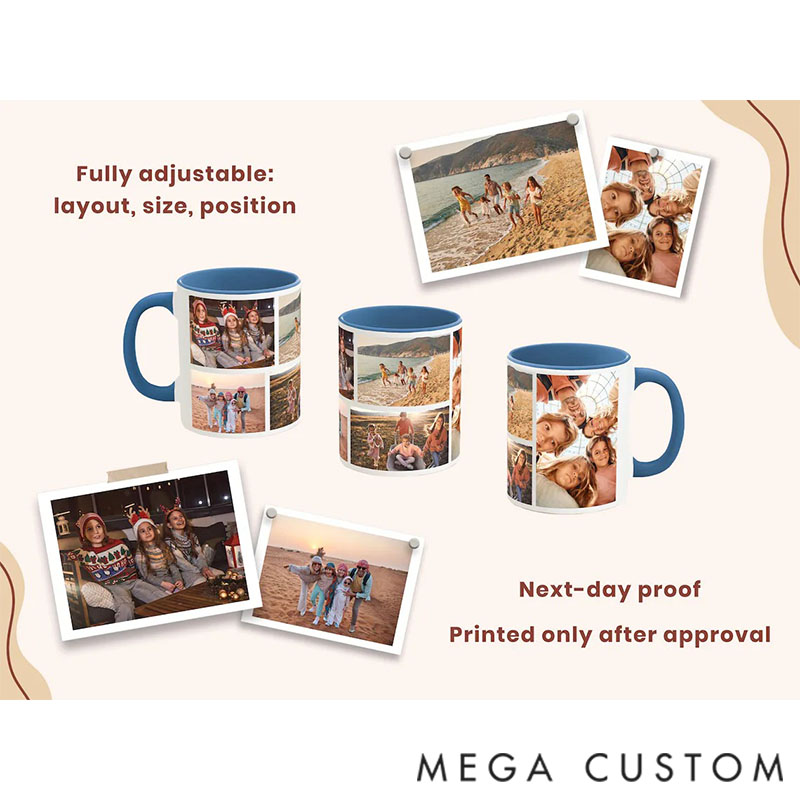 Personalized Mug Love-Filled Hearts for Family