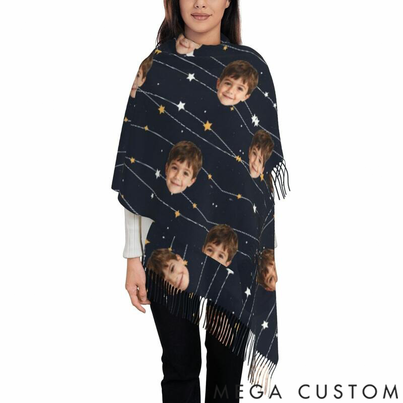 [Copy]Personalized Scarves with Custom Embroidered Text Perfect Birthday Gifts for Children