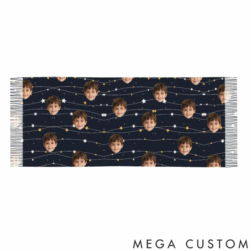 [Copy]Personalized Scarves with Custom Embroidered Text Perfect Birthday Gifts for Children