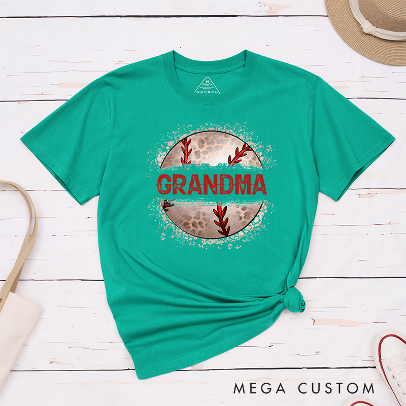 Personalized Athletic Tee with Unique Baseball and Custom Name Design  