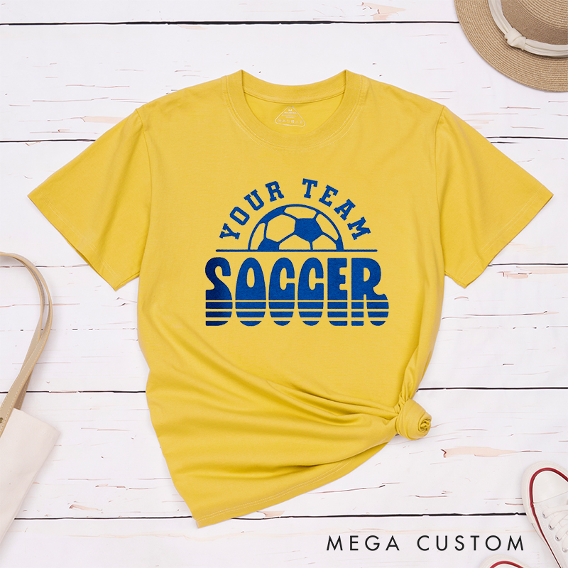 Personalized Team Soccer T-Shirt with Custom Team Name