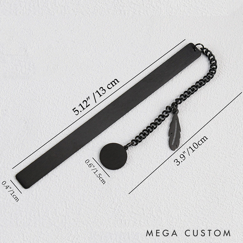 Personalized Thank You for Celebrating Our Special Day Wedding Metal Bookmark