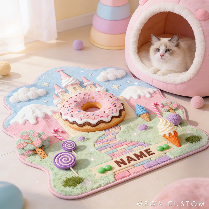 Personalized Candy Castle RugsTransport you to a Dreamlike World
