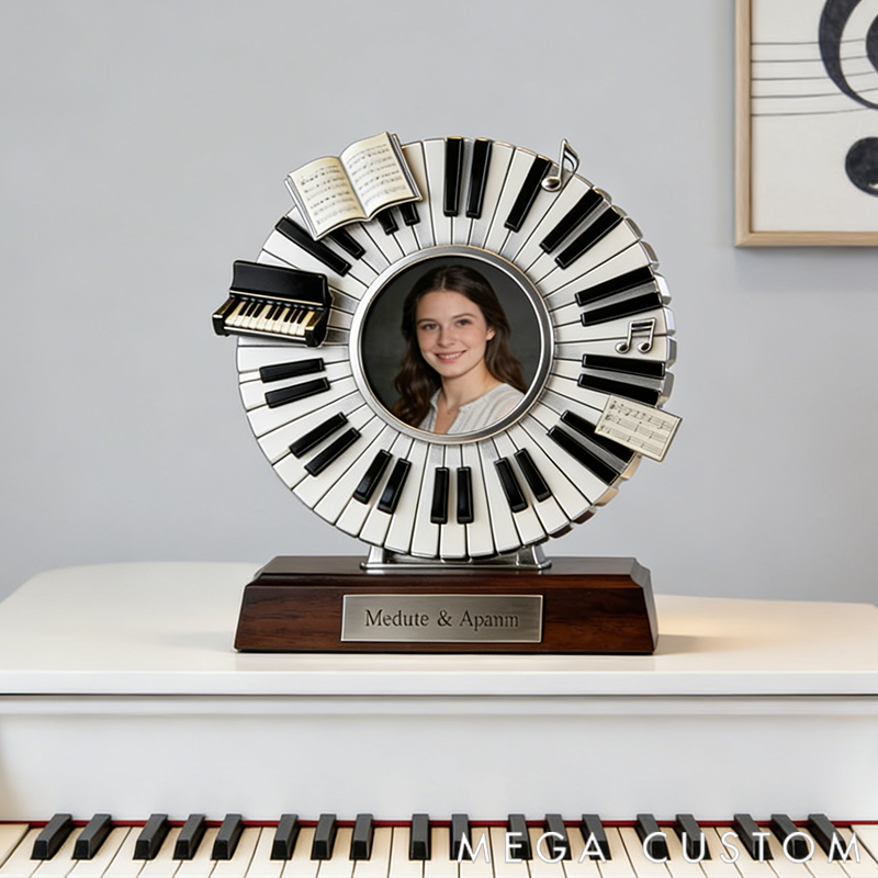 Personalized Piano Themed Photo Album/Decorative Item the Perfect Gift for Music Lovers