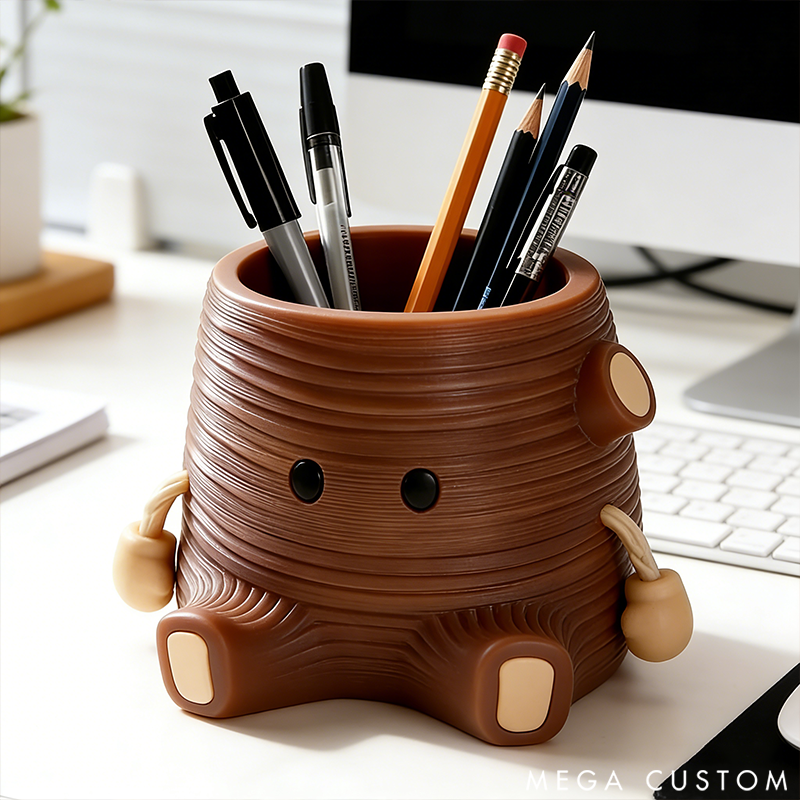 Personalized Cute Desktop Pencil Holder Unique Office Decor Gift
