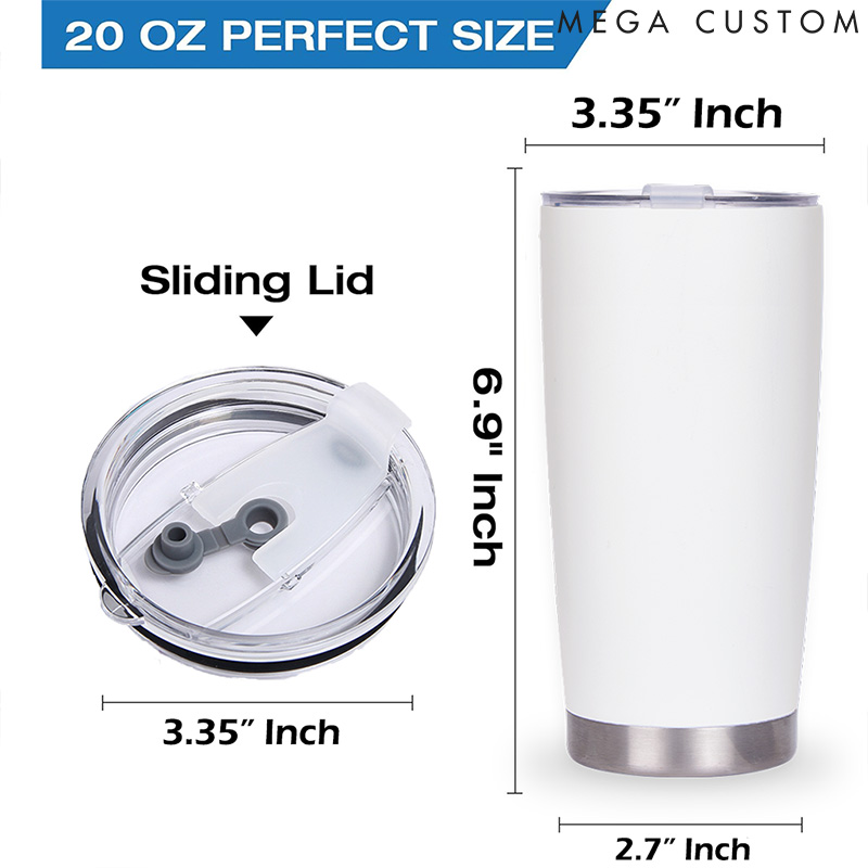 Personalized Dog Lover Cat Mom Lovely Chibi 20oz Tumbler