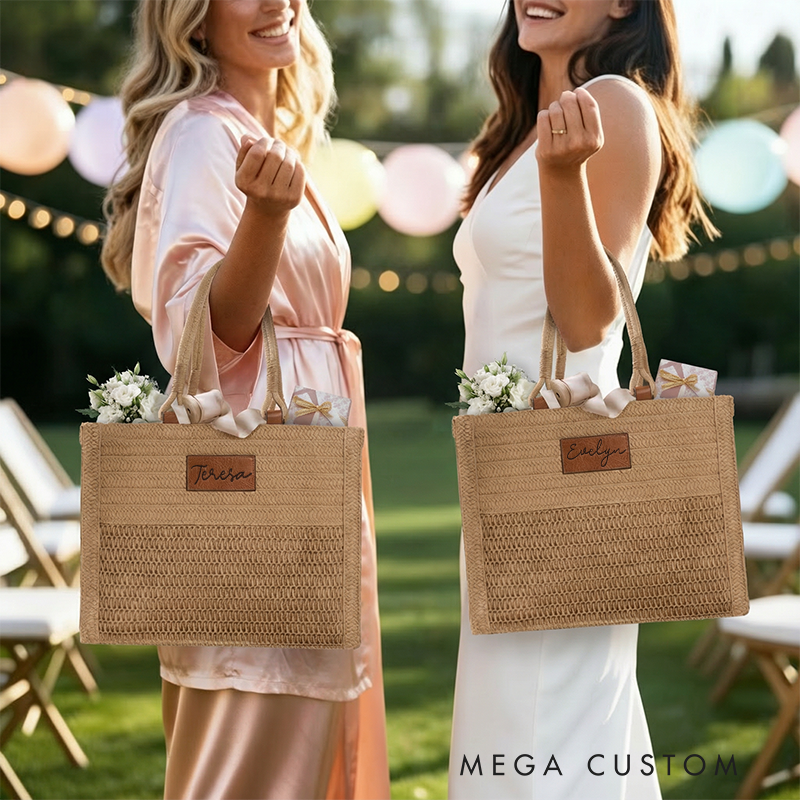 Personalized Canvas Tote Bag with Name Custom Name Bag Canvas Tote Bag Gift for Her Gift for Mother Wife