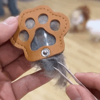 Personalized Pet Lover Pet Hair Collector Keychains