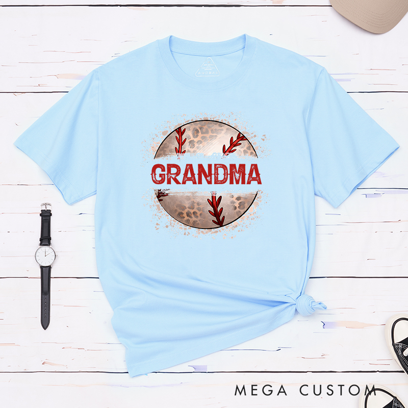 Personalized Athletic Tee with Unique Baseball and Custom Name Design  