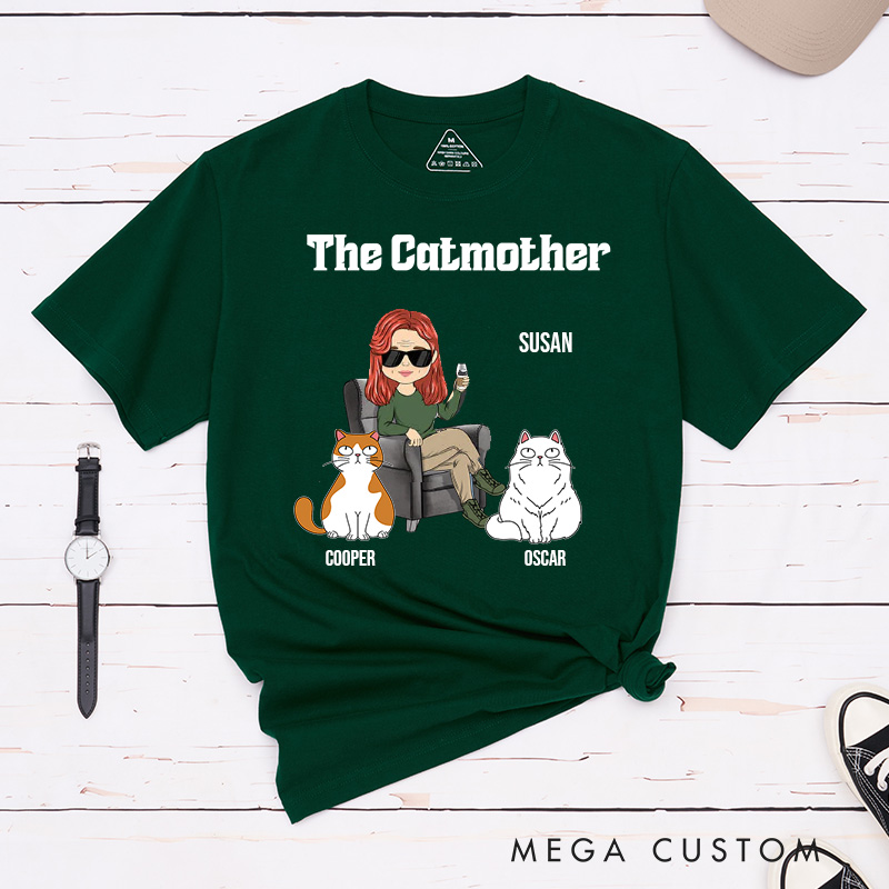 Personalized Cat Lover the Catmother T-Shirt