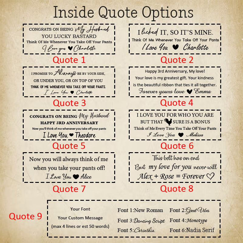 Personalized Leather Belt for Husband Christmas Valentines Day Gift for Husband Unique Boyfriend Gift Anniversary Gift