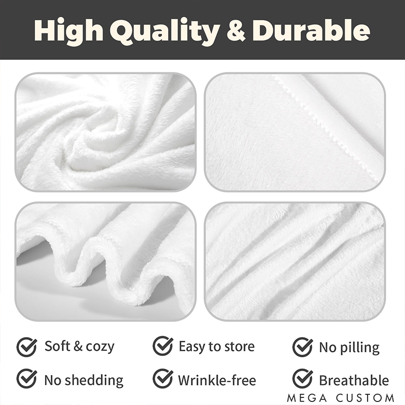 Personalized Couple Skull Blanket with Name Romantic Wedding Gift for Wife Husband Anniversary Blanket Gift