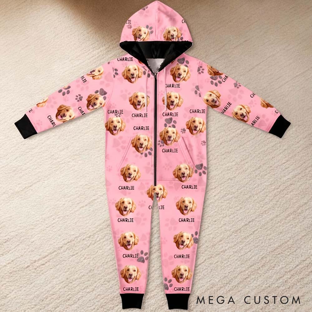 Personalized Pet Lover Custom Photo Adult Onesie
