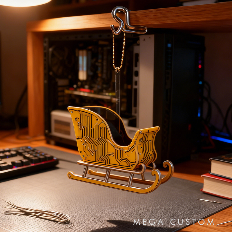 Circuit Board Christmas Tree Decoration - Geeky Christmas Gifts - Sustainable Gifts - Computer Geek Gifts - Stocking Fillers - Secret Santa