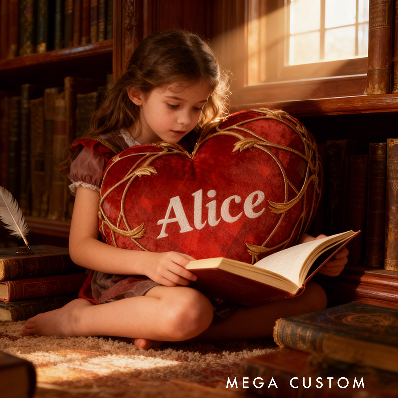 Personalized Magical Immortal Heart Pillow Embark on a Magical Journey Graphic 3D Print Pillow for Kids and Magic Lovers