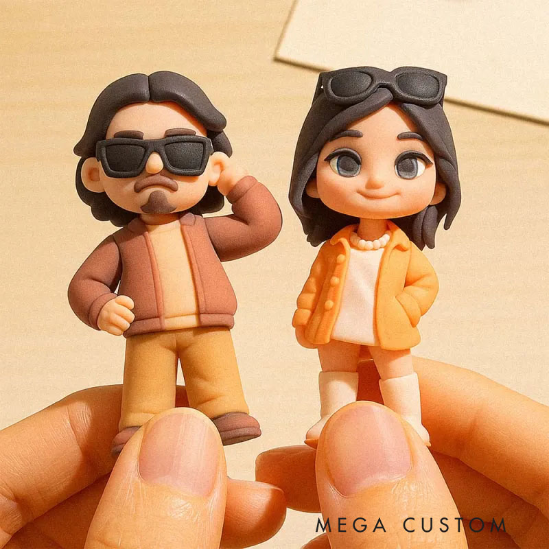 Personalized 3D Action Figure from Your Photo Custom Toy Figure Unique & Memorable Gift for Lovers Boyfriends Girlfriends