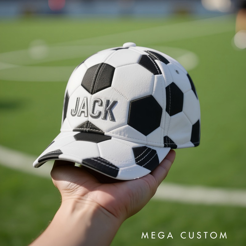 Personalized Soccer Cap with Custom Name and Wear Your Passion Proudly