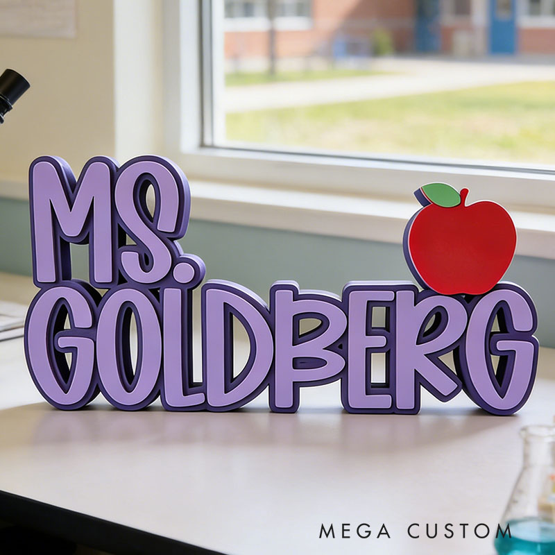 Personalized Desk Name Plate Custom Name Perfect Office Holiday Gift