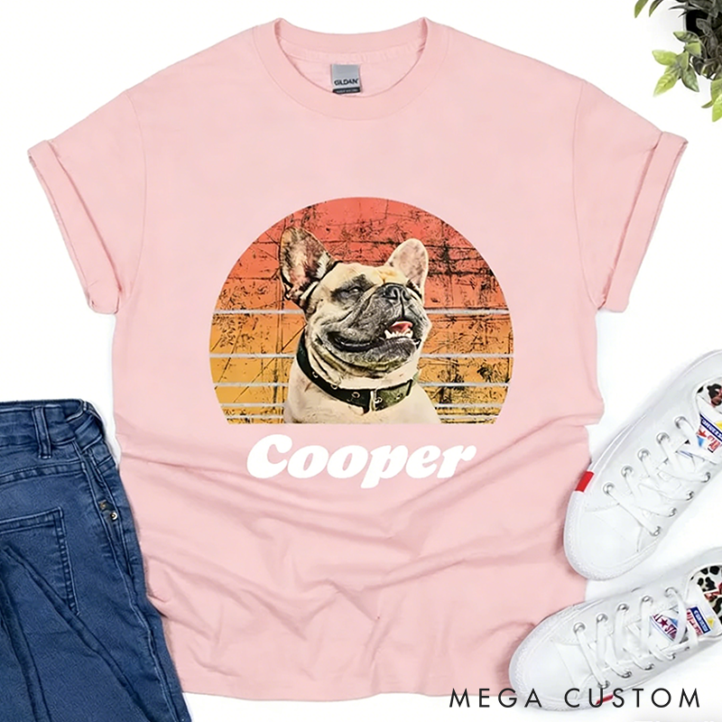 Personalized Pet Lover Funny Custom Pet Vintage T-Shirt