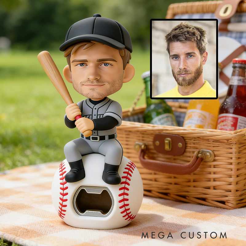 Personalized Baseball Field Bottle Opener Celebrate Your Love for the Game with this Unique Item