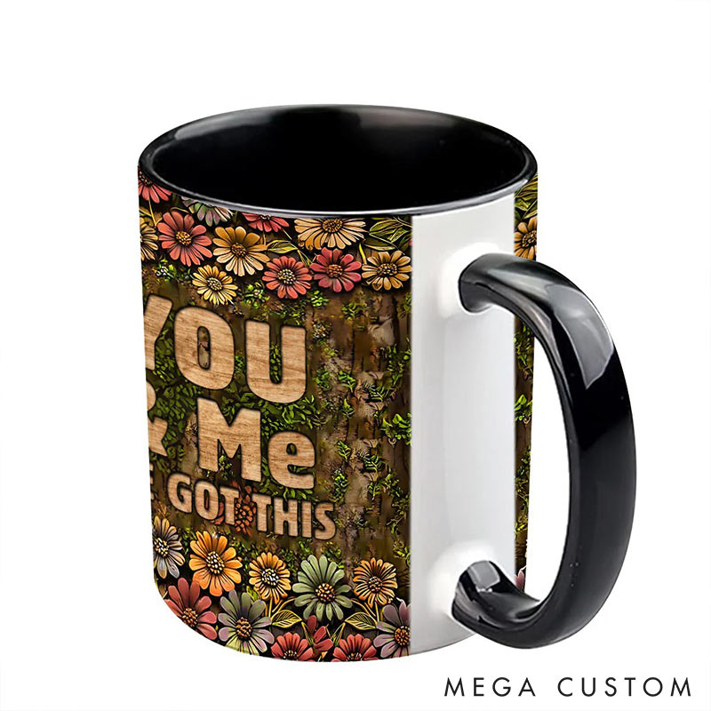 Personalized Couple You&Me We Got This Mug Highland Cow Mug Valentine Gift for Wife Romantic Coffee Mug for husband Valentine Mug for Her Him