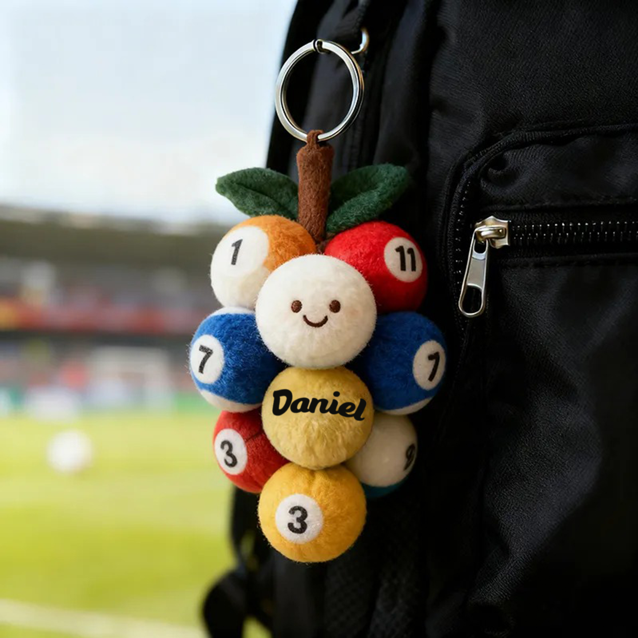 Personalized Cute Basketball Keychain for Athletes and Enthusiasts