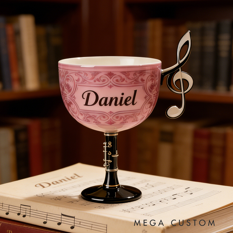 Personalized Music Lover's Tumbler Every Sip of Coffee Conveys a Passion for Music