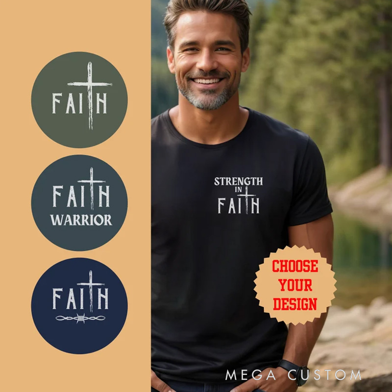 Personalized Gym Classic T-Shirt Strength Faith Based Christ Gift Ideas for Fitness Enthusiasts Bodybuilders and Gym Lovers