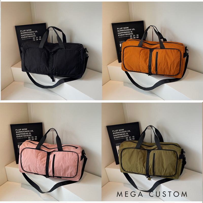 Personalized Fitness Large Capacity Gym Bag with Embroidery Custom Name for Gym Lovers 