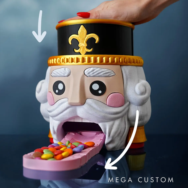 Nutcracker Candy Dispenser – Fun Novelty Treat Holder for Kids & Holiday Decor
