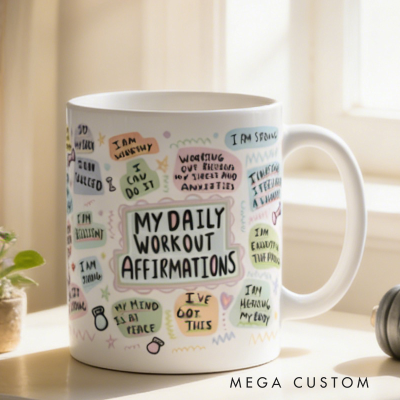 Personalized Couple MugWorkout Mug Gym Motivation Gift Fitness Enthusiast Gift for Gym Lover
