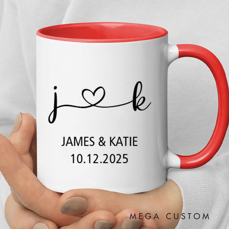 Personalized Mr & Mrs Coffee Mugs Husband and Wife Mugs