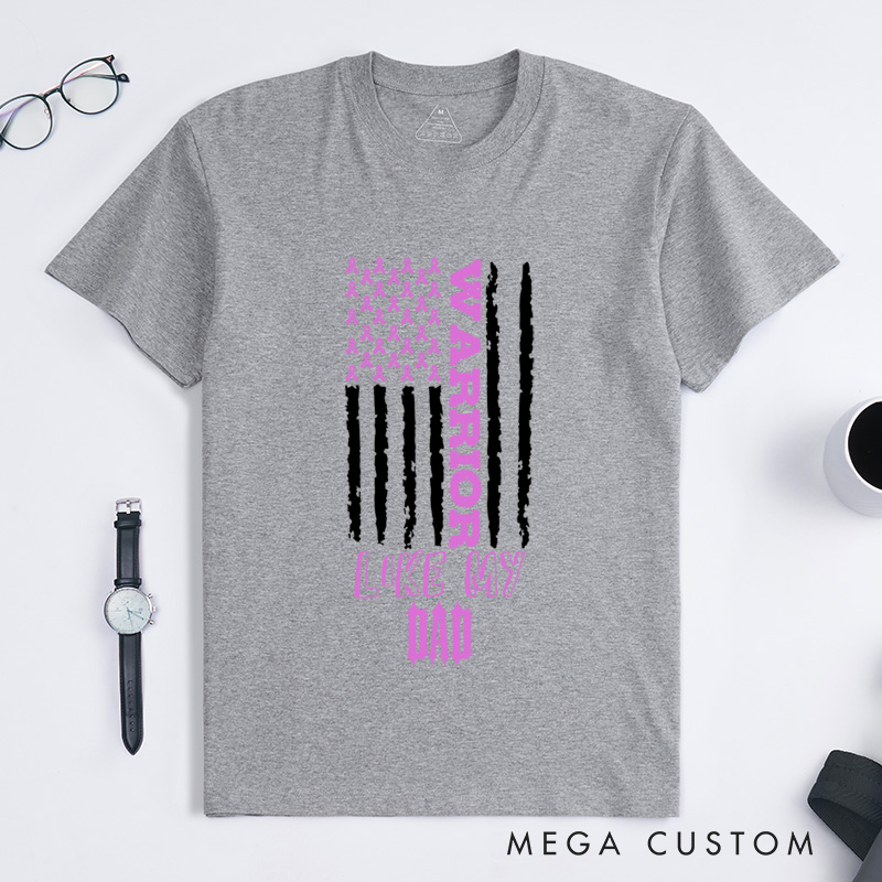 Personalized Warrior Like My Testicular Awareness T-Shirt