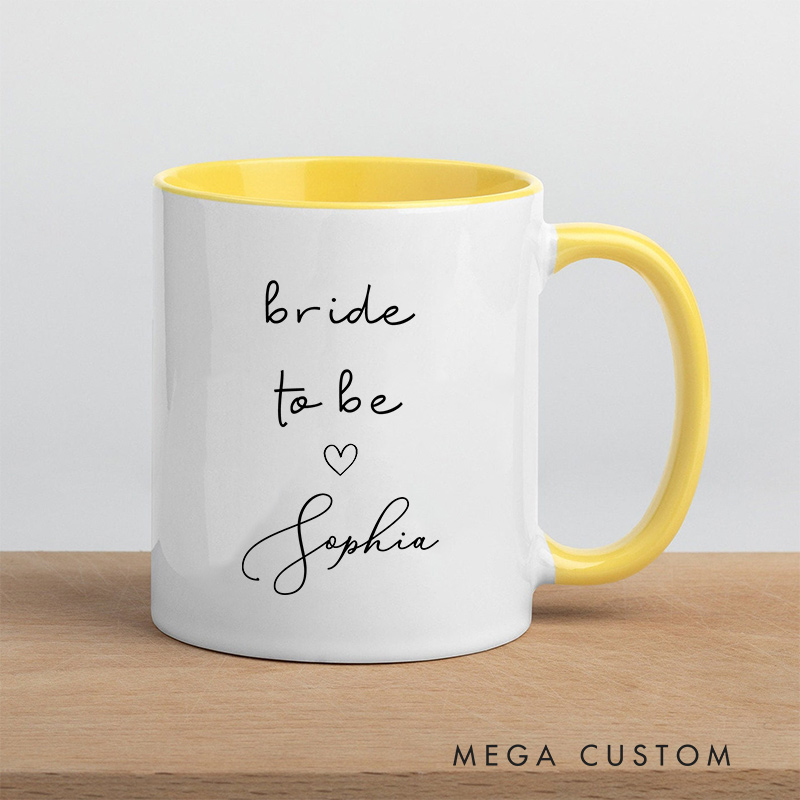 Personalized Groom Bride To Be Mug Wedding Gift Mug for Bride Groom Couple Gift for Her Him Newlywed Present Ceramic Mug